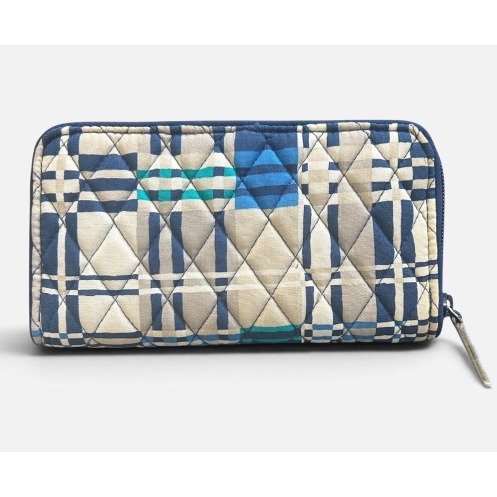 Vera Bradley NWT RFID Georgia Zip Around Wallet Santiago Woven (MSRP $48)